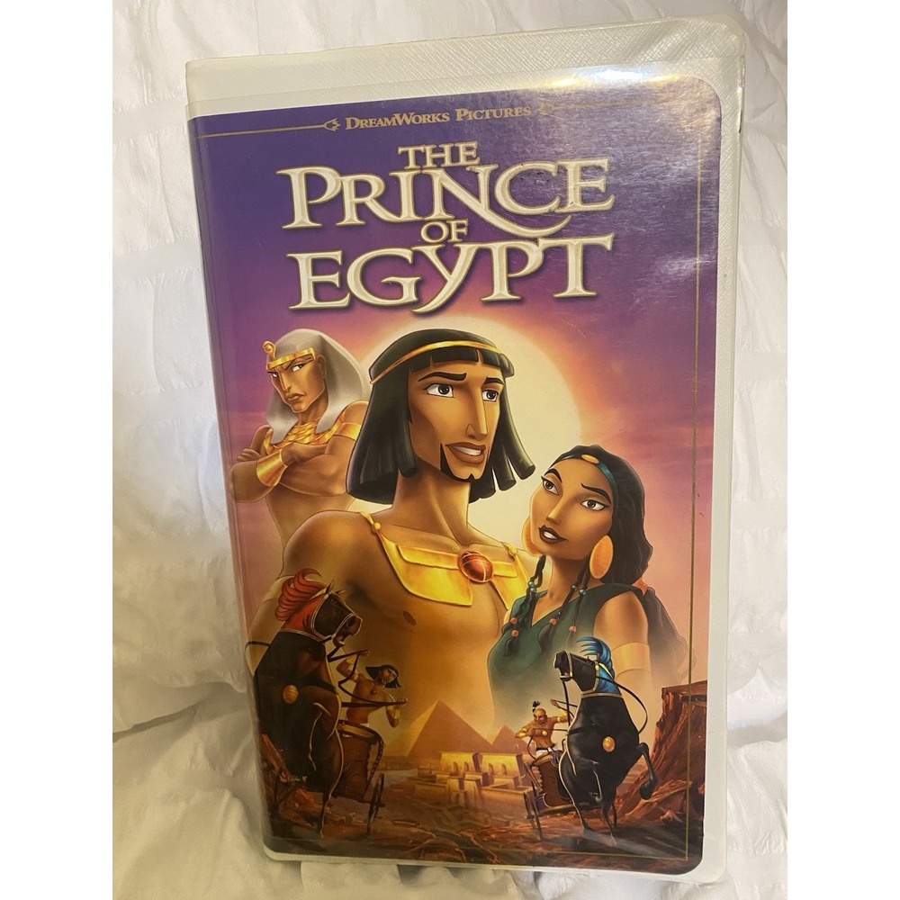 The Prince Of Egypt VHS 1999‎ Clamshell DreamWorks Vintage Collectible